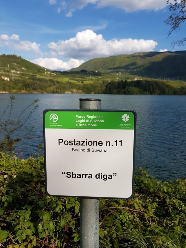 Lago di Suviana — fotografia dai materiali del libro